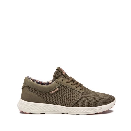 Supra Hammer Run Womens Low Tops Shoes Olive UK 81VOB